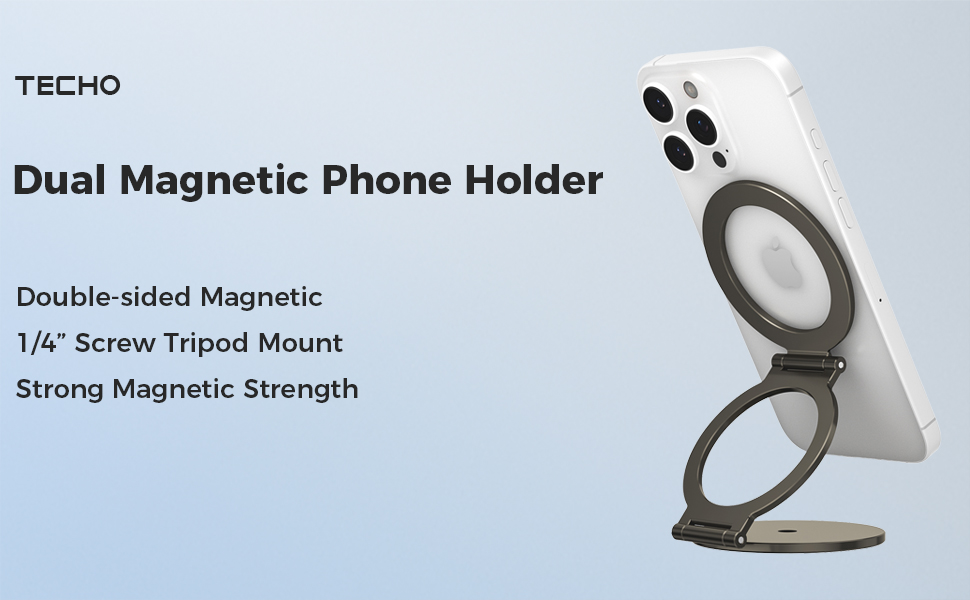 Double Magnetic Ring Phone Holder