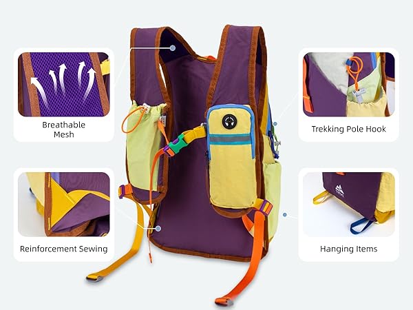 small hiking backpack