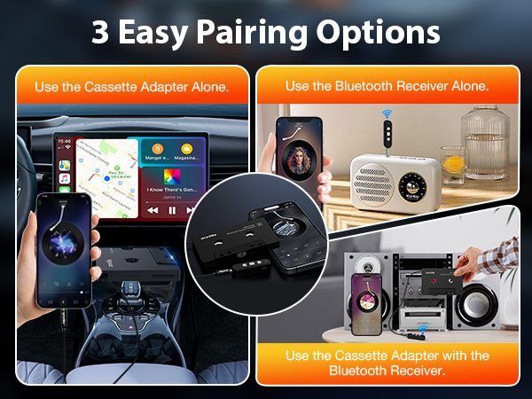 Arsvita Car Audio Cassette to Aux Adapter