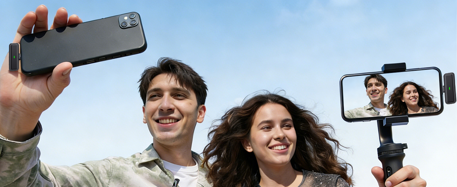 usb-c microphone, clip on microphone wireless, mini wireless mics, mini microphone for vlogging,