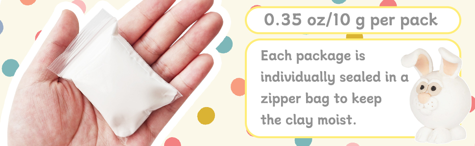 3.White Foam Clay