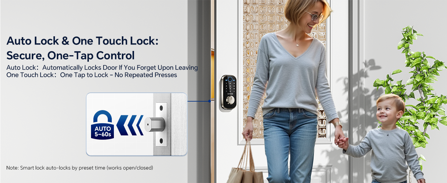 Auto-Lock&amp;amp;One-Touch lock