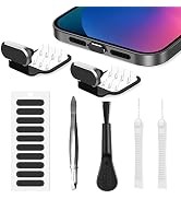Gavemi iPhone Dust Plug Speaker Cover Kit for Phone Charging Port Protective Cover, Compatible wi...