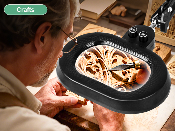 craft magnifying glass with light lighted magnifying glass stand magnifying glasses for close work