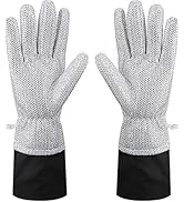 fyfracing Dishwasher Gloves for Women,Multipurpose Wire Dishwashing Non-Scratch Scrubbing Waterpr...
