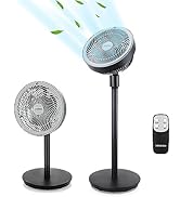SONBION Standing Fan, Pedestal Fan Oscillating with Remote Control, Electric Fans for Home, Air C...