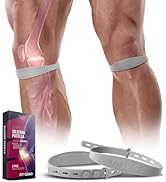 Fit Geno Patellar Tendon Support Strap: 2 Pack Knee Brace Patella Band for Pain Relief Men Women ...