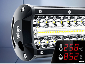 12 Inch 300W Triple Row Flood Spot Combo 30000LM Led Off Road Lights