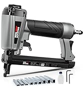 NEU MASTER Pneumatic Staple Gun, 20 Gauge Upholstery Stapler with 1500Pcs T50 1/4