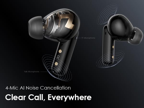 Noise Cancelling Bluetooth Earbuds