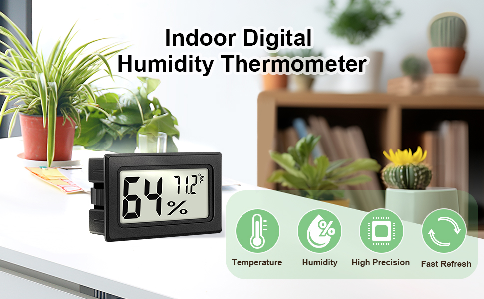 Indoor Digital Humidity Thermometer