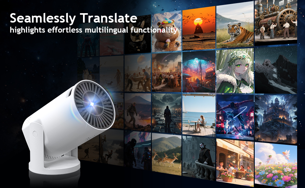 projector;mini projector;portable projector;projector with wifi and bluetooth;projector for bedroom