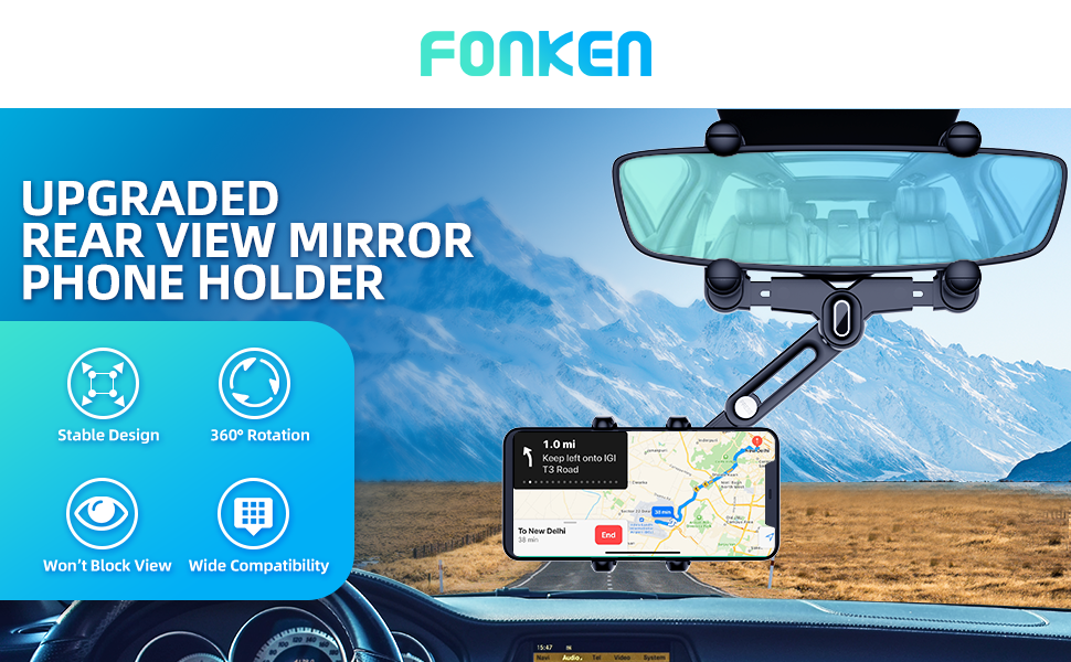 swivel view phone holder