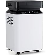 ARLIME 90 Pint Dehumidifier for Basement, 6000 Sq. Ft Energy Efficient Dehumidifier for Home w/Co...