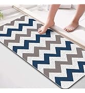 Shower Mat Non Slip Bathtub Mat Without Suction Cups, 15.7×36 Inch, with Drainage Holes, PVC Loof...