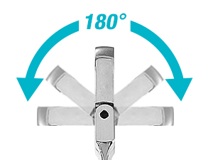 180° rotating head Metric box end ratchet wrench can be used in narrow spaces versatile flexible