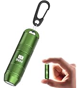 Mini Flashlight Rechargeable Keychain Light, Portable EDC Pocket Flashlight | Ultra Compact, USB ...