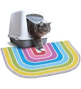 Unicorn Catcher Cat Litter Mat Quality Litter Box Mat Large Non-Slip Cat Litter Mat Litter Trappi...