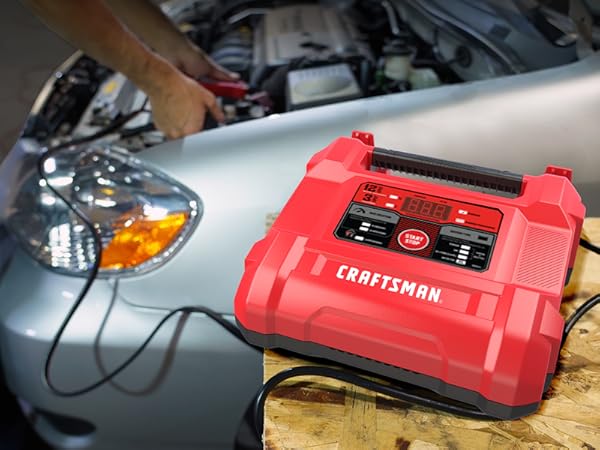 Upgraded CRAFTSMAN CMXCESM258 12A Automotive Battery Charger