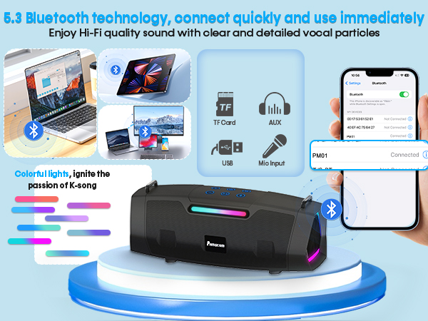 portable karaoke machine