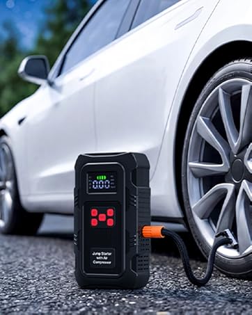 Jump Starter with Air Compressor