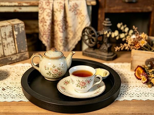 11 inch Round Decorative Tray