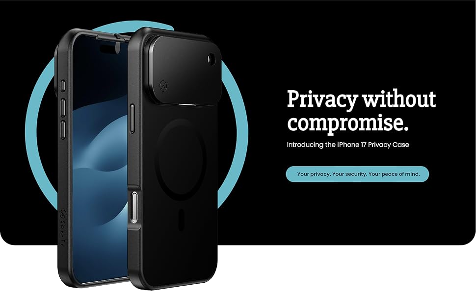 iphone 17 case privacy camera cover 17 air pro max hacker protection security slide webcam kickstand