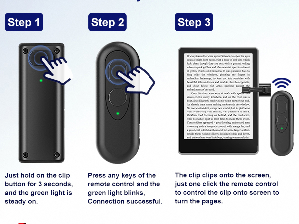 RF Remote Control Page Turner