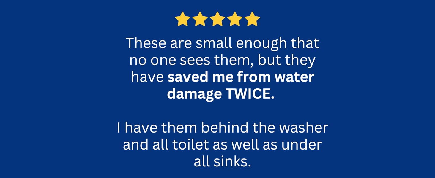 Flood Buzz water leak alarms