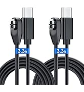 ANMONE USB C Shokz Charging Cable [2 Pack 3.3ft] Aftershokz Headphones Charger Cord for Aeropex O...