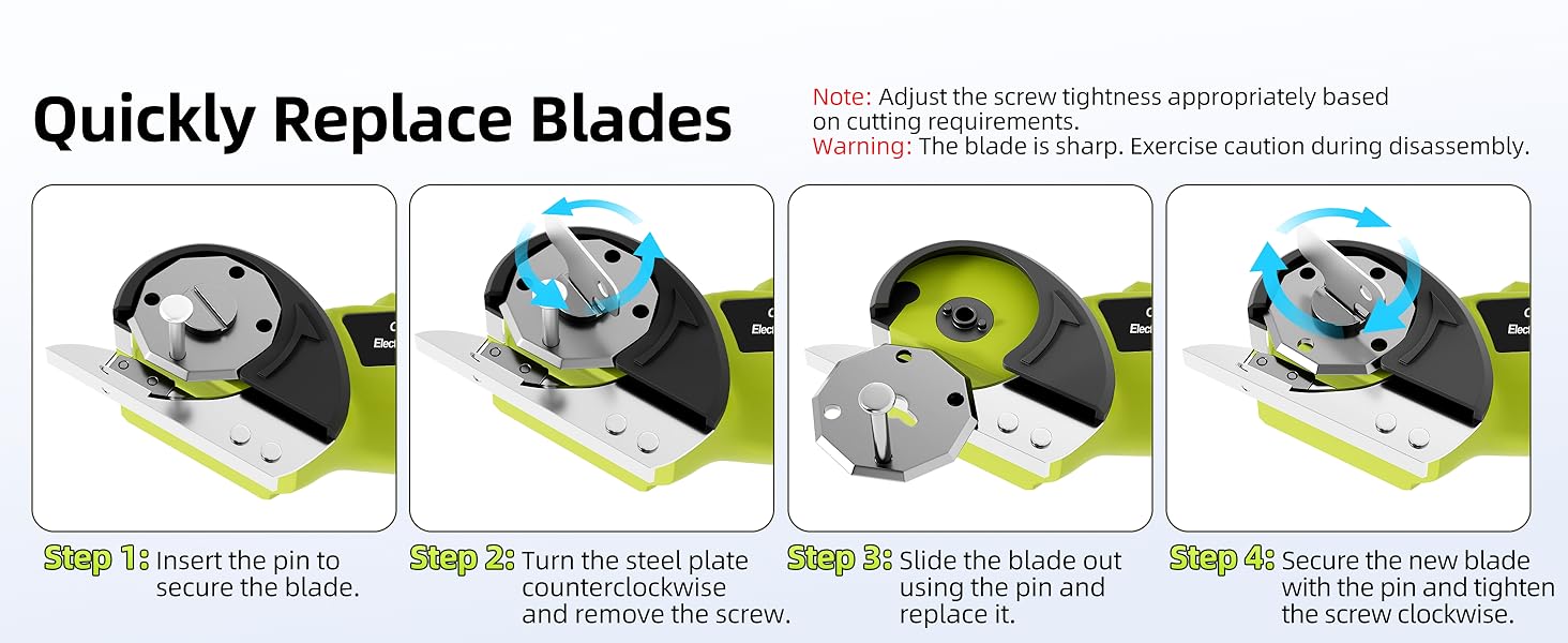 Replace blade