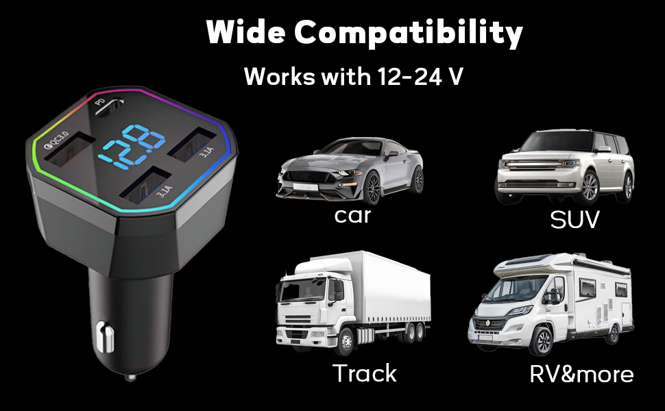 works with 12V-24V