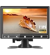 Haiway 7 inch Mini Monitor, 1024X600 IPS Display Screen Small HDMI Monitor VGA Monitor for PC/CCT...