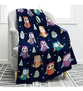 Jekeno Owl Blanket Gifts for Women Men Kids Girls Mom Halloween Christmas Birthday Gifts Home Bed...