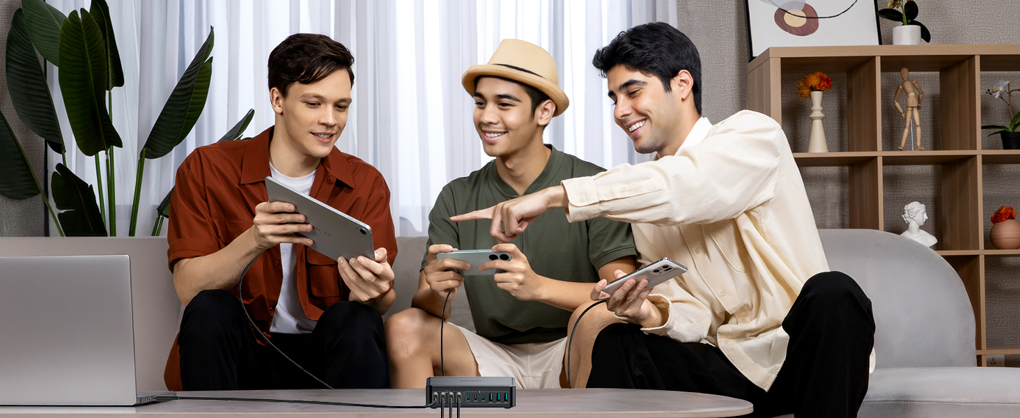 Usb c charging station