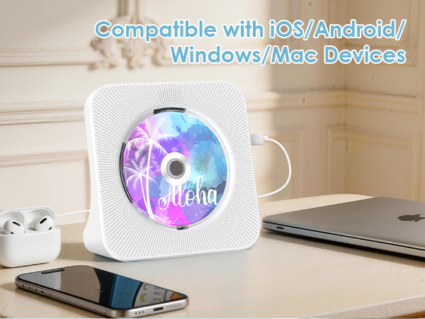 cd player with speakers
