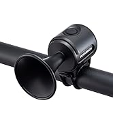 ROCKBROS Electric Bike Horn Loud 120dB Adults Kids Bike Horn Alarm IPX4 Waterproof Electronic Bic...