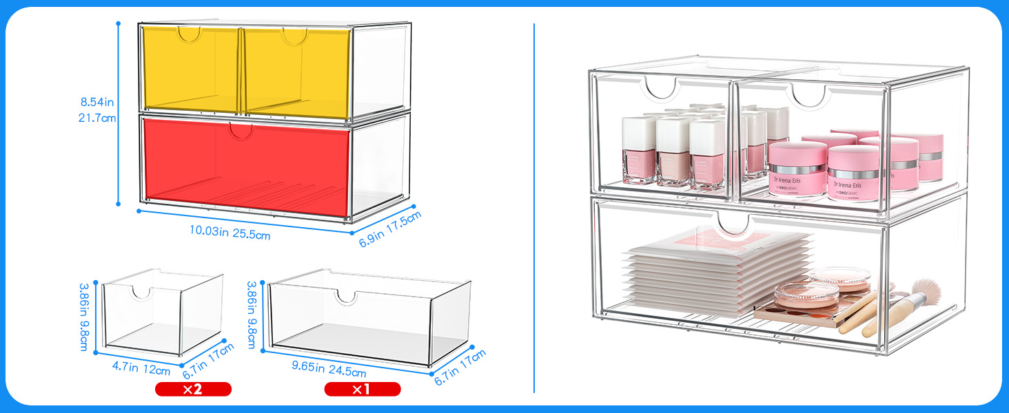 acrylic organizer