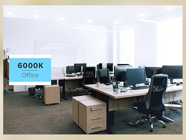 recessed lighting 6000K