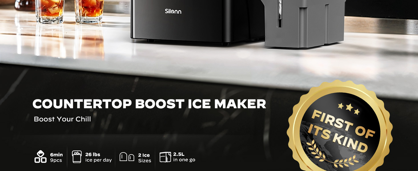 Countertop boost ice maker: Boost your chill