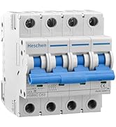 Heschen Miniature Circuit Breaker HSB6C, 63Amp Current, 4 Pole, Type C, 6kA Breaking Capacity, DI...