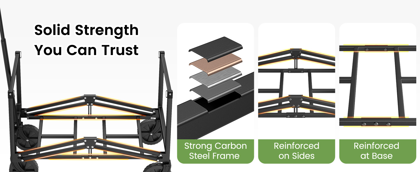 foldable shopping cart with wheels