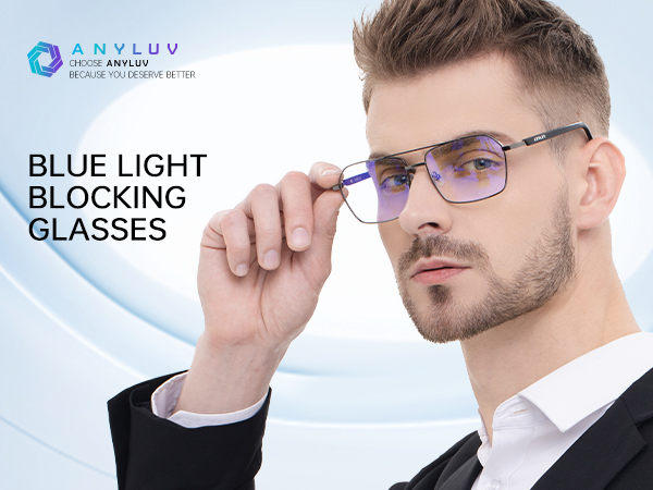 blue light glasses for woman men blue light blocking gaming glasses for computer use eye strain