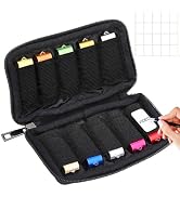 USB Case Organizer TATMOHIK Flash Drive Storage Case Thumb Drive Holder for Memory Stick, USB Sto...