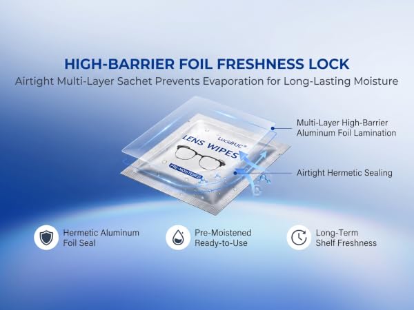 High-barrier foil freshness lock