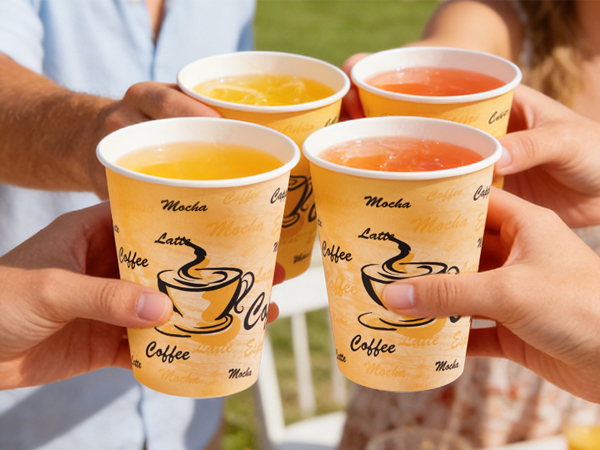 disposable cups for hot drinks