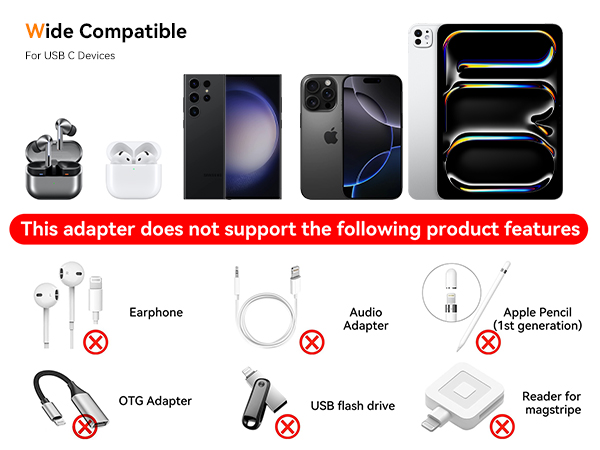 Lightning to USB C Adapter