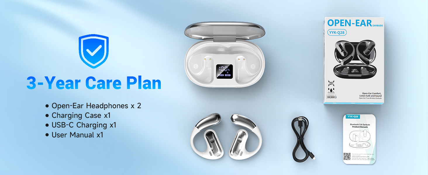 Wireless Earbuds with Ear Hooks