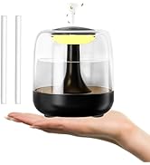 Portable Mini Humidifier for Bedroom, 440ml Small USB Cool Mist Humidifier with Colorful LED Nigh...