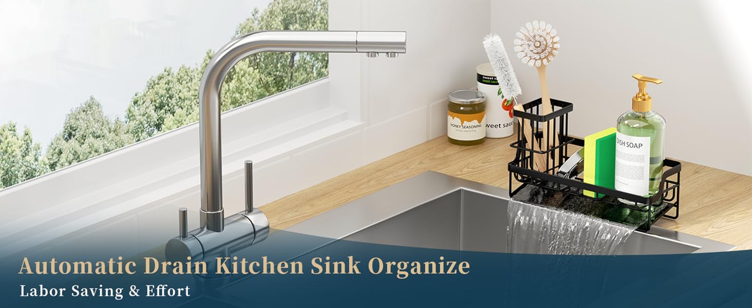 sink caddy, kitchen sponge holder